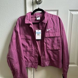 NWT Nike Wind Breaker Bomber Jacket - Purple